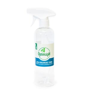 Tomflaske organiske syrer 500ml m/spray