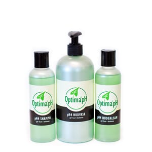 STARTPAKKE Hudvask 500ml, Shampo 200ml og Hudbalsam 200ml