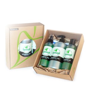GÅVEPAKKE PLUSS Hudvask pluss 500ml, Hudpleie pluss 200ml og Hudbalsam 200ml
